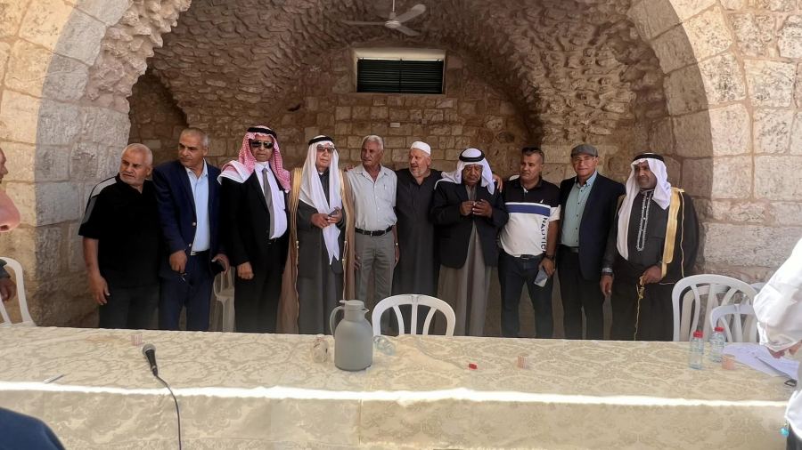 اللد: عقد راية الصلح بين عائلتي 
